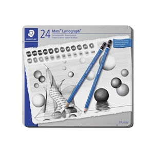 Staedtler Potlood Mars Lumograph set (24)